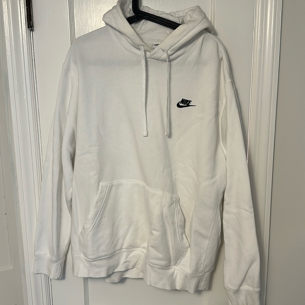 White Nike hoodie